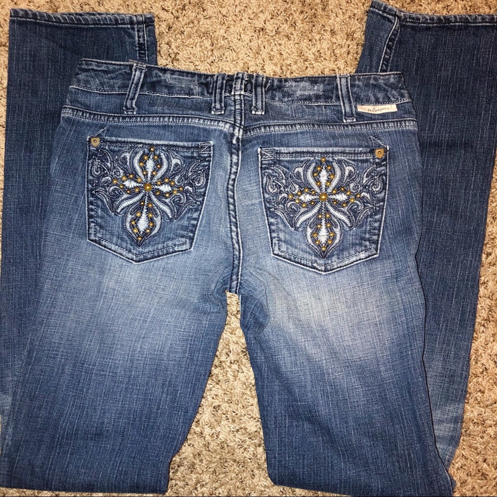 J & Company Jeans Mid Wash "Born in California"